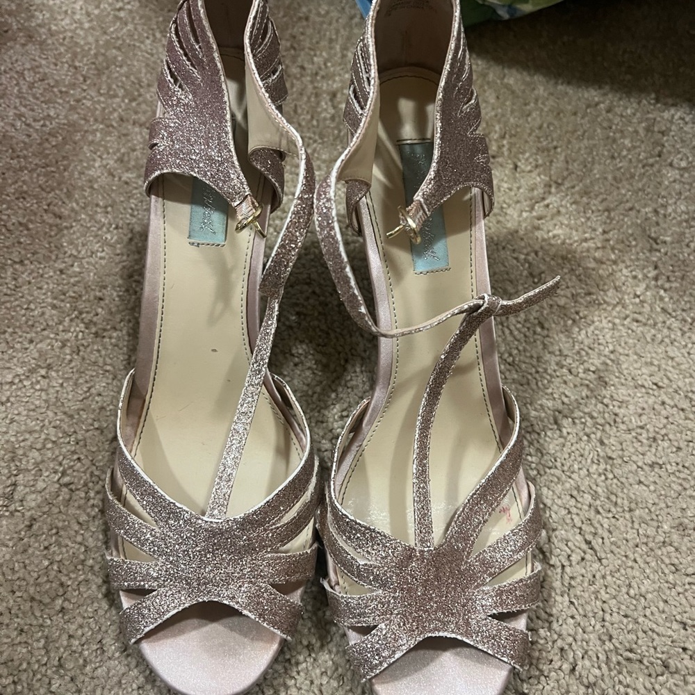 Sparkly heels